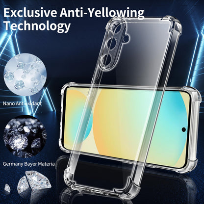 Tentoki Crystal Clear Case for Samsung Galaxy S24 FE