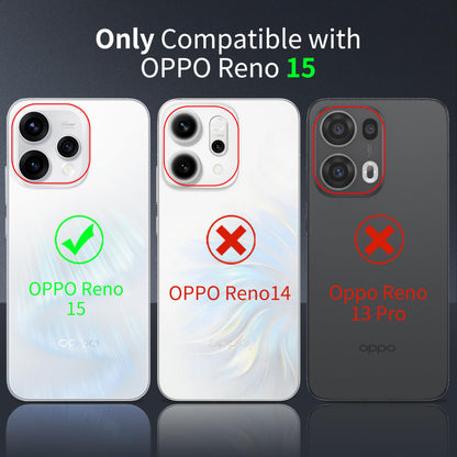 Tentoki Crystal Clear Protection Kit for OPPO Reno 15 国际版 - Case + 2 HD Glass