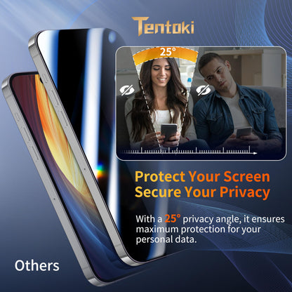 Tentoki Flash Fit Pro Privacy Glass for iPhone 14 Pro - 2 Pack