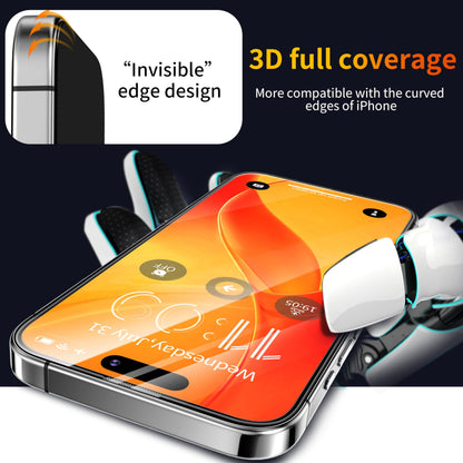 Tentoki Flash Fit Classic HD Clear Glass for iPhone 15 Pro - 2 Pack