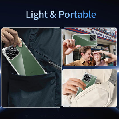 Tentoki Crystal Clear Case for Honor 200 Smart