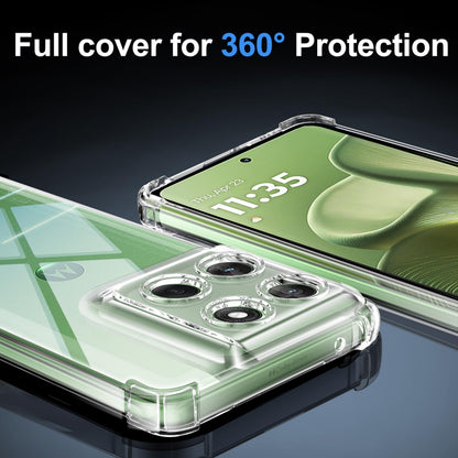 Tentoki Crystal Clear Case for Motorola Edge 60 / 60 Fusion