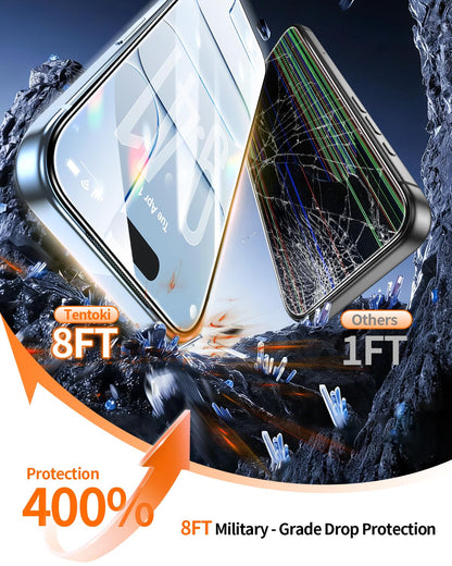 Tentoki Flash Fit Pro Premium HD Clear Glass for iPhone 17 Air - 2 Pack