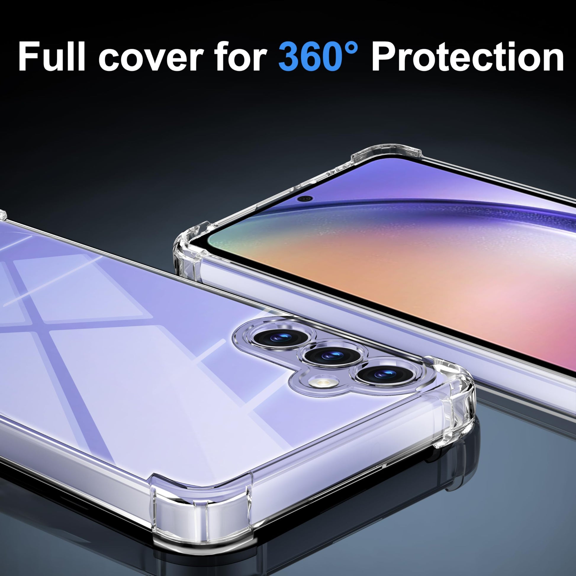 Tentoki Crystal Clear Case for Samsung A54