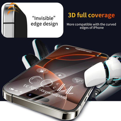 Tentoki Flash Fit Classic HD Clear Glass for iPhone 16 Pro Max - 2 Pack