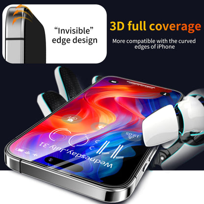 Tentoki Flash Fit Classic HD Clear Glass for iPhone 15 Pro Max - 2 Pack