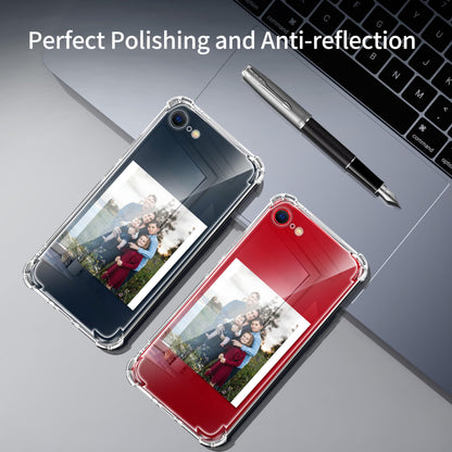 Tentoki Crystal Clear Protection Kit for iPhone SE 2020 / 2022 (iPhone SE 3 / 2)iPhone 7 / 8 - Case + 2 HD Glass