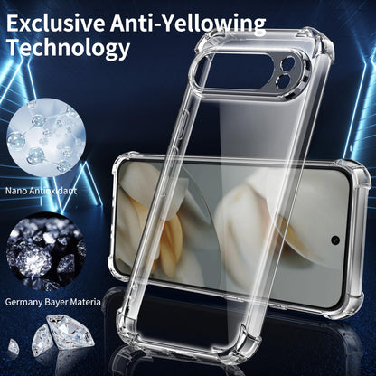Tentoki Crystal Clear Protection Kit for Google Pixel 10 Pro XL - Case + 2 HD Glass