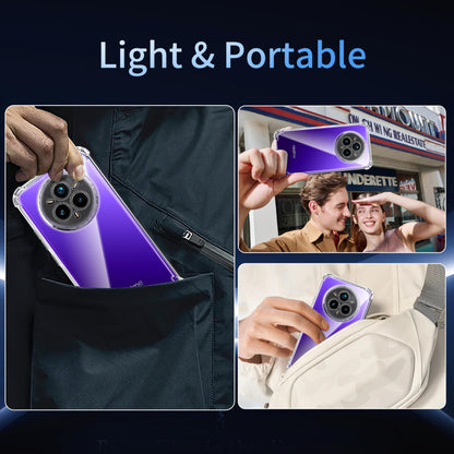 Tentoki Crystal Clear Case for Realme 14 Pro Plus