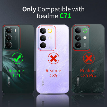 Tentoki Crystal Clear Case for Realme C71
