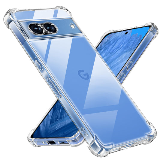 Tentoki Crystal Clear Case for Google Pixel 8a