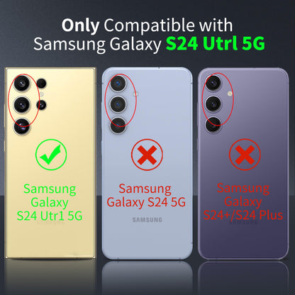 Tentoki Crystal Clear Case for Samsung Galaxy S24 Utrl 5G