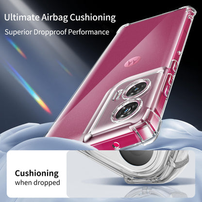 Tentoki Crystal Clear Case for Motorola Edge 50 Fusion