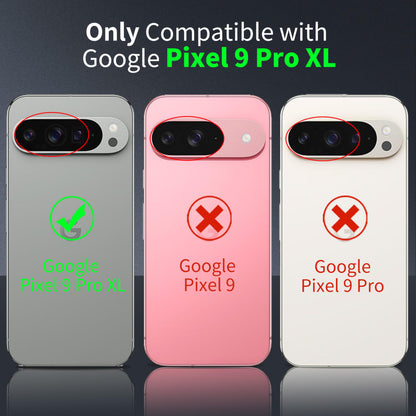 Tentoki Crystal Clear Case for Google Pixel 9 Pro XL