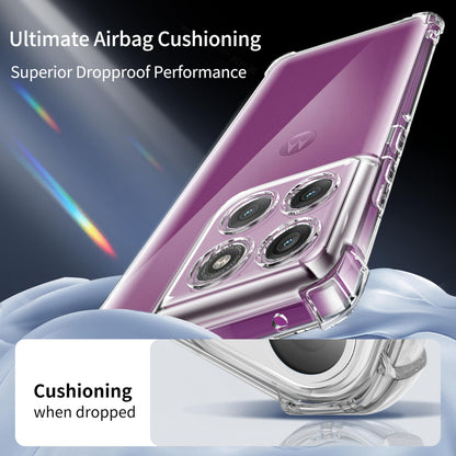 Tentoki Crystal Clear Case for Motorola Edge 60 Pro