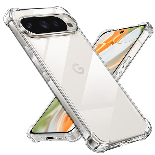 Tentoki Crystal Clear Case for Google Pixel 9 / 9 Pro