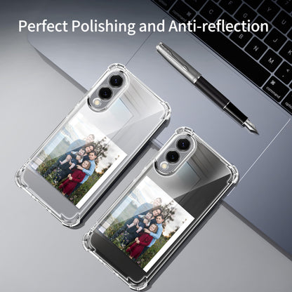 Tentoki Crystal Clear Case for Samsung Galaxy S25 Edge
