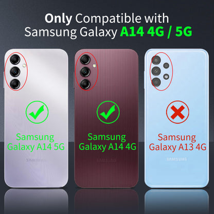 Tentoki Crystal Clear Case for Samsung Galaxy A14 4G / 5G