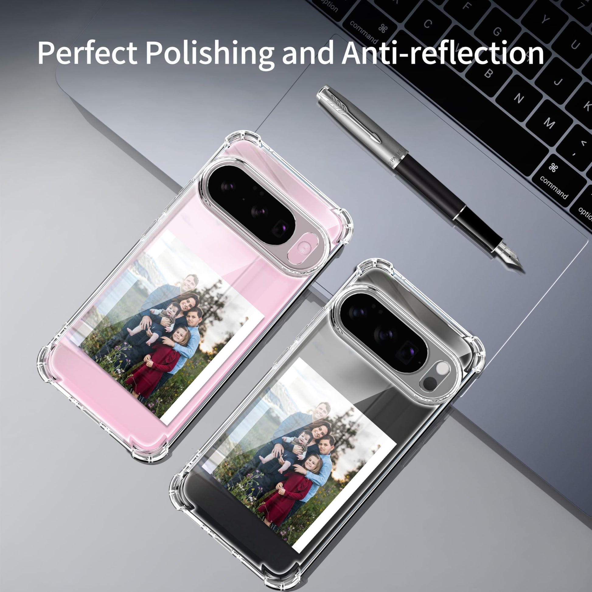Tentoki Crystal Clear Protection Kit for Google Pixel 10 / 10 Pro - Case + 2 HD Glass