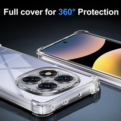 Tentoki Crystal Clear Case for Xiaomi Redmi Note 14 Pro 5G