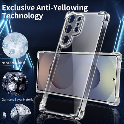 Tentoki Crystal Clear Case for Samsung Galaxy S25Ultra