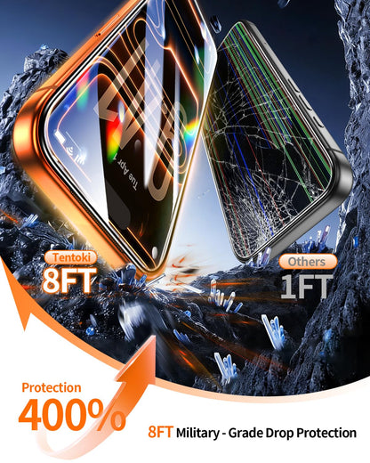 Tentoki Flash Fit Pro Premium HD Clear Glass for iPhone 17 Pro Max - 2 Pack