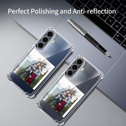 Tentoki Crystal Clear Protection Kit for Samsung Galaxy S25 FE - Case + 2 HD Glass