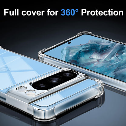 Tentoki Crystal Clear Protection Kit for Google Pixel 8 Pro - Case + 2 HD Glass
