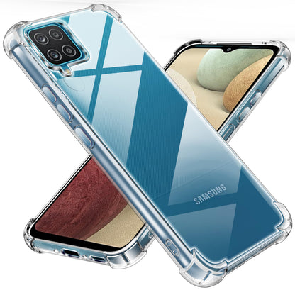 Tentoki Crystal Clear Case for Samsung Galaxy A12-5G / M12