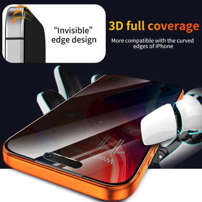 Tentoki Flash Fit Classic Privacy Glass for iPhone 17 Pro - 2 Pack