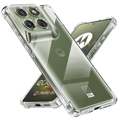 Tentoki Crystal Clear Case for Motorola Edge 70