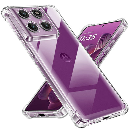 Tentoki Crystal Clear Case for Motorola Edge 60 Pro
