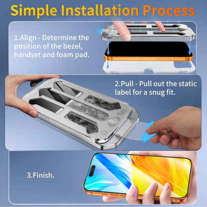 Tentoki Flash Fit Pro HD Clear Glass for iPhone 17 Pro Max - 2 Pack