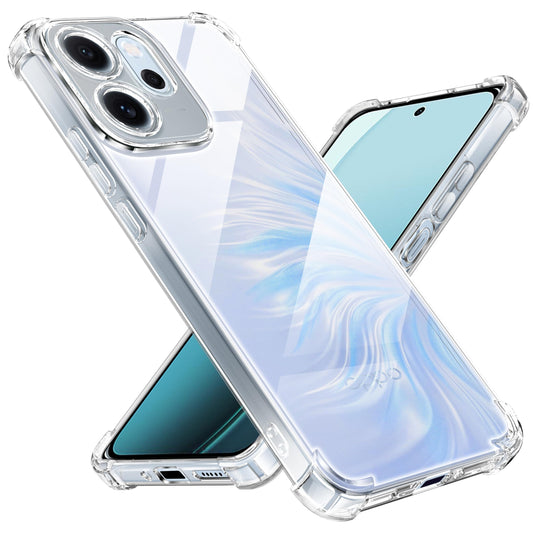 Tentoki Crystal Clear Case for Oppo Reno 14 F 5G / OPPO Reno 14 FS