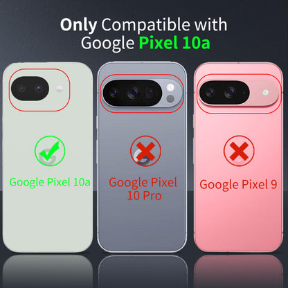 Tentoki Crystal Clear Protection Kit for Google Pixel 10a - Case + 2 HD Glass