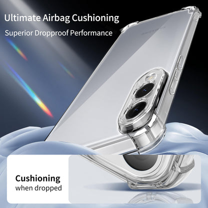 Tentoki Crystal Clear Case for Samsung Galaxy S25 Edge