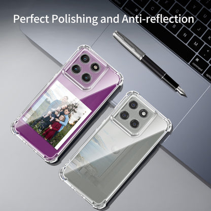 Tentoki Crystal Clear Case for Motorola Edge 60 Pro
