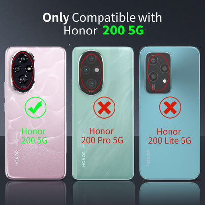 Tentoki Crystal Clear Case for Honor 200 5G