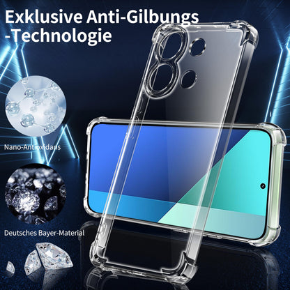 Tentoki Crystal Clear Case for Xiaomi Redmi Note 13 4G