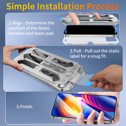 Tentoki Flash Fit Pro HD Clear Glass for iPhone 15 Plus / 16 Plus - 2 Pack