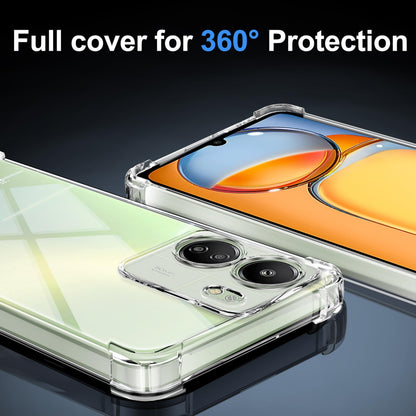 Tentoki Crystal Clear Case for Xiaomi Redmi 13C / Poco C65