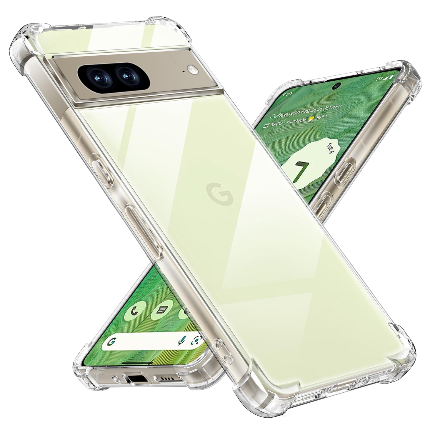 Tentoki Crystal Clear Case for Google Pixel 7