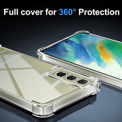 Tentoki Crystal Clear Case for Samsung Galaxy S21 FE 5G / 4G
