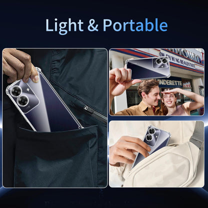 Tentoki Crystal Clear Case for Realme Note 60