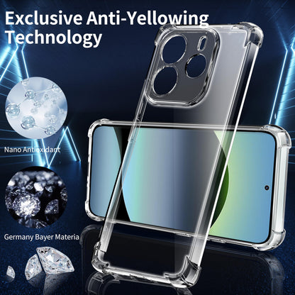 Tentoki Crystal Clear Case for Xiaomi Redmi Note 14 5G