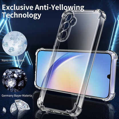 Tentoki Crystal Clear Case for Samsung Galaxy A34 5G