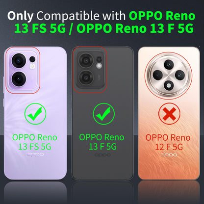 Tentoki Crystal Clear Case for OPPO Reno 13 FS 5G / 13 F 5G