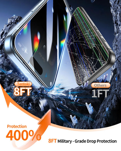 Tentoki Flash Fit Pro Premium Privacy Glass for iPhone 17 Air - 2 Pack