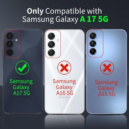 Tentoki Crystal Clear Case for Samsung Galaxy A17 5G