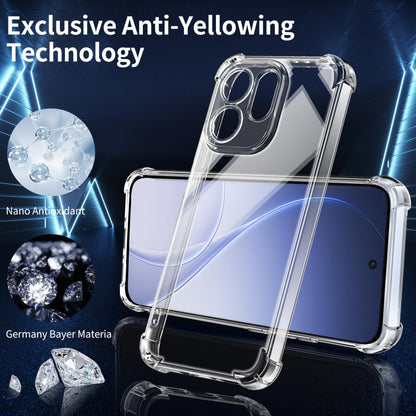 Tentoki Crystal Clear Protection Kit for OPPO Reno 15 FS 5G / 15 F 5G 国外版 - Case + 2 HD Glass
